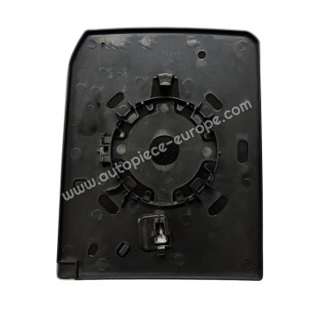 MIROIR ET PORTE MIROIR Coté passager - Dégivrant - Glace bombée - Supérieure