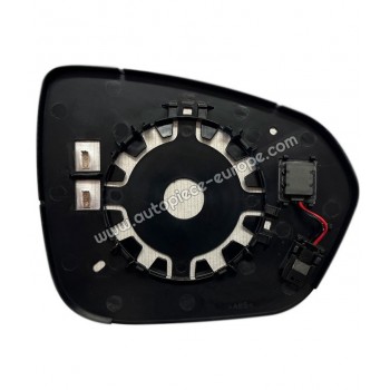 MIROIR ET PORTE MIROIR Coté conducteur - Dégivrant - Glace bombée - Assistance angle mort