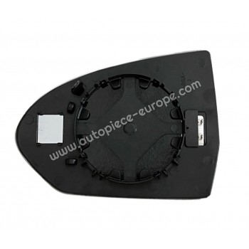 MIROIR ET PORTE MIROIR Coté passager - Dégivrant - Glace bombée