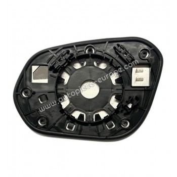 MIROIR ET PORTE MIROIR Coté passager - Dégivrant - Glace bombée