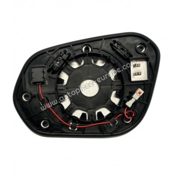 MIROIR ET PORTE MIROIR Coté passager - Dégivrant - Glace bombée - Assistance angle mort