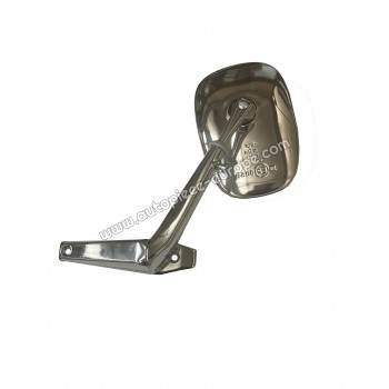 RETROVISEUR Côté passager - Télescopique - Commande manuelle - Glace bombée - Tête inox 90x140 mm