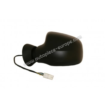 RETROVISEUR Coté conducteur - Commande électrique - Dégivrant - Glace bombée - Coiffe noire