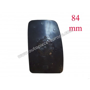 MIROIR ET PORTE MIROIR Coté conducteur - Glace bombée - Supérieure - Diam fixation 84 mm
