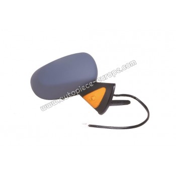 RETROVISEUR Coté conducteur - Commande à câble - Glace asphérique - Clignotant orange - Coiffe prépeinte